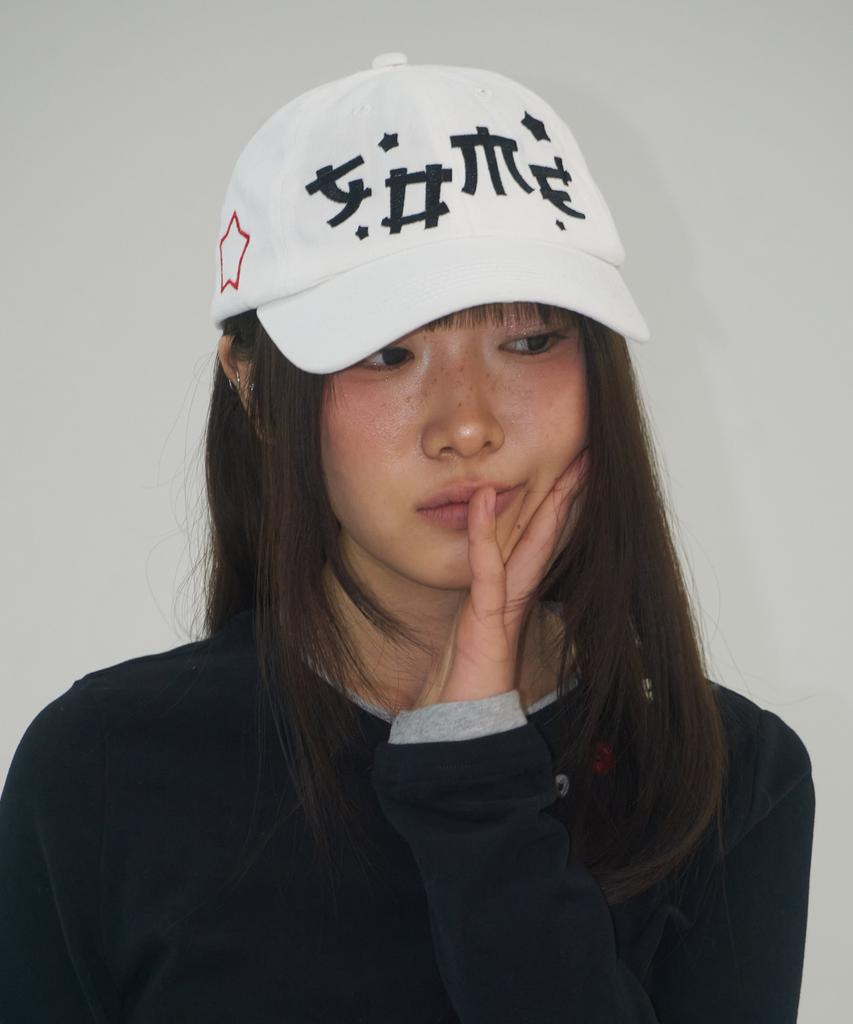 SOME PLACE Mixed Graphic Embroidery Symbol Logo Standard Ball Cap_3 Colors
