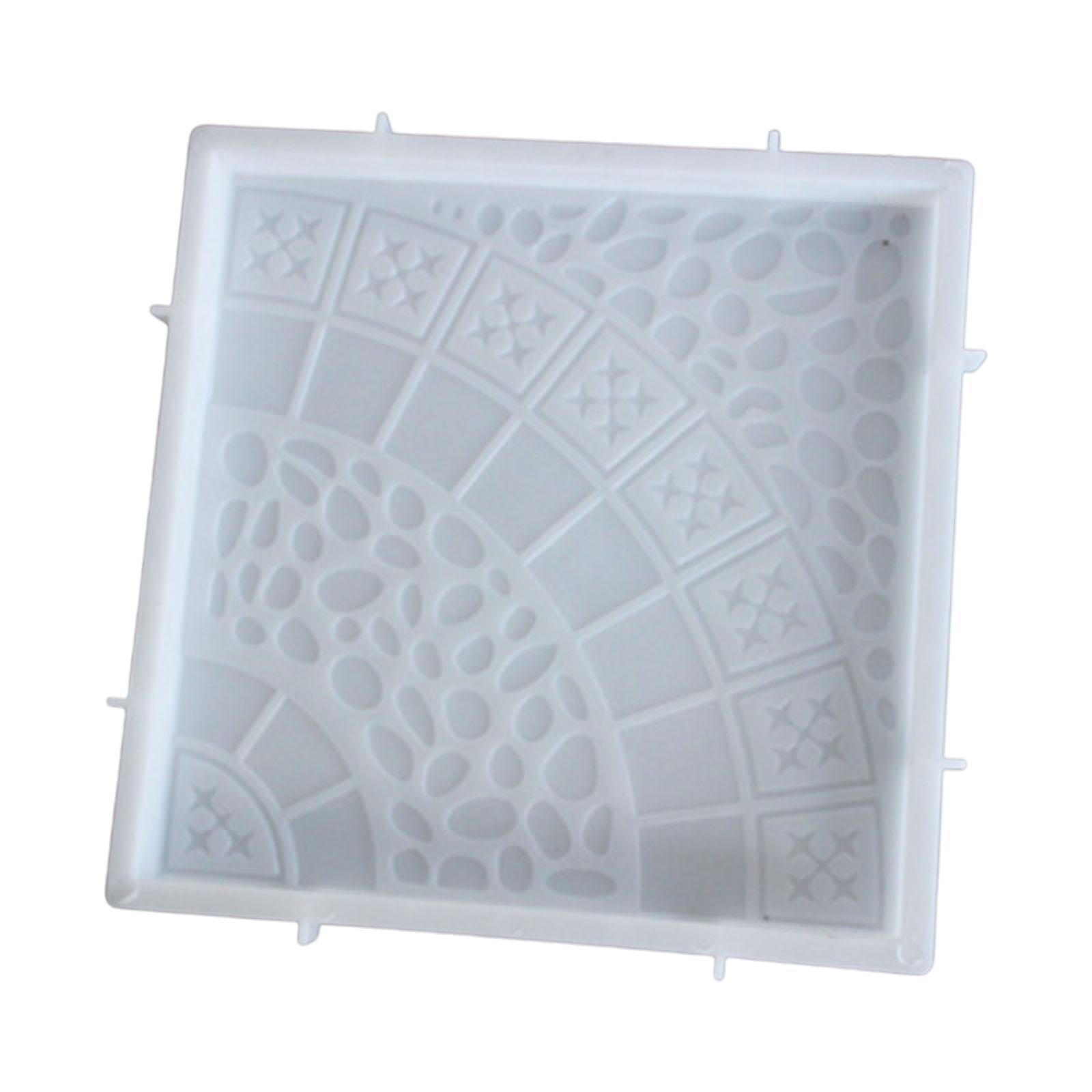 

Concrete brick pattern, stone paving stone, reusable square floor tile, garden