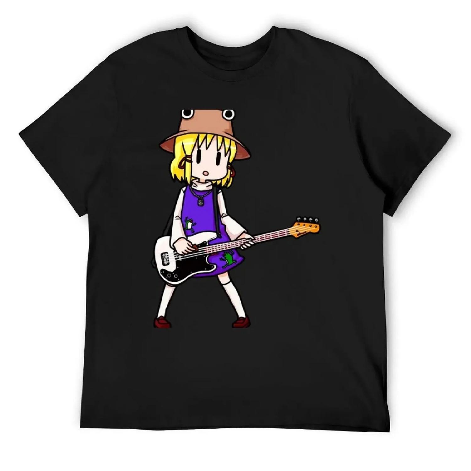 

Chibi Suwako Moriya ~ Touhou T-Shirt for a boy blue lock vintage clothes mens shirts graphic tee XXXXXL чорний