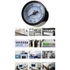 1/4 Inch Pressure Gauge Double Scale Air Pressure Gauge Back Connection 0-1.0Mpa