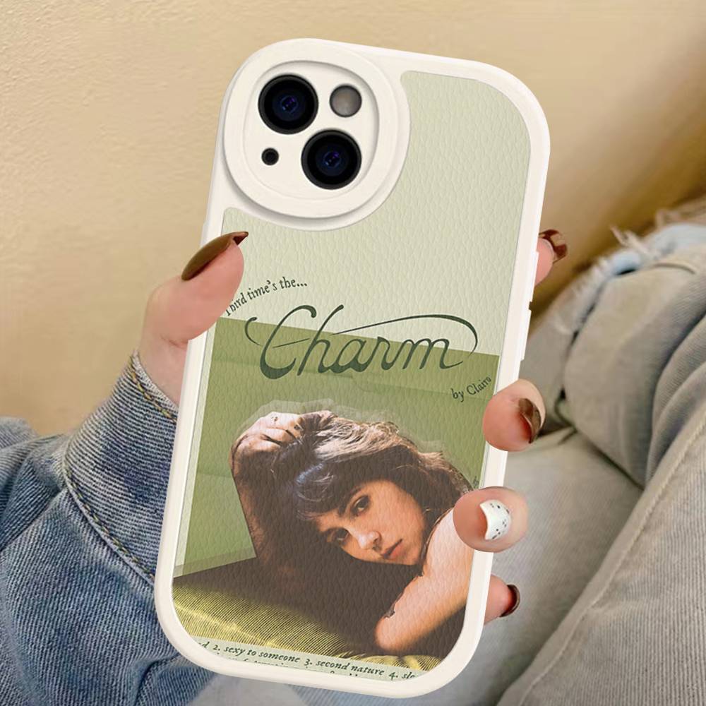 

Singer C-Clairo Leather Phone Case For Iphone 16 15 14 Plus 13 12 11 Pro Max Case 11 pro max