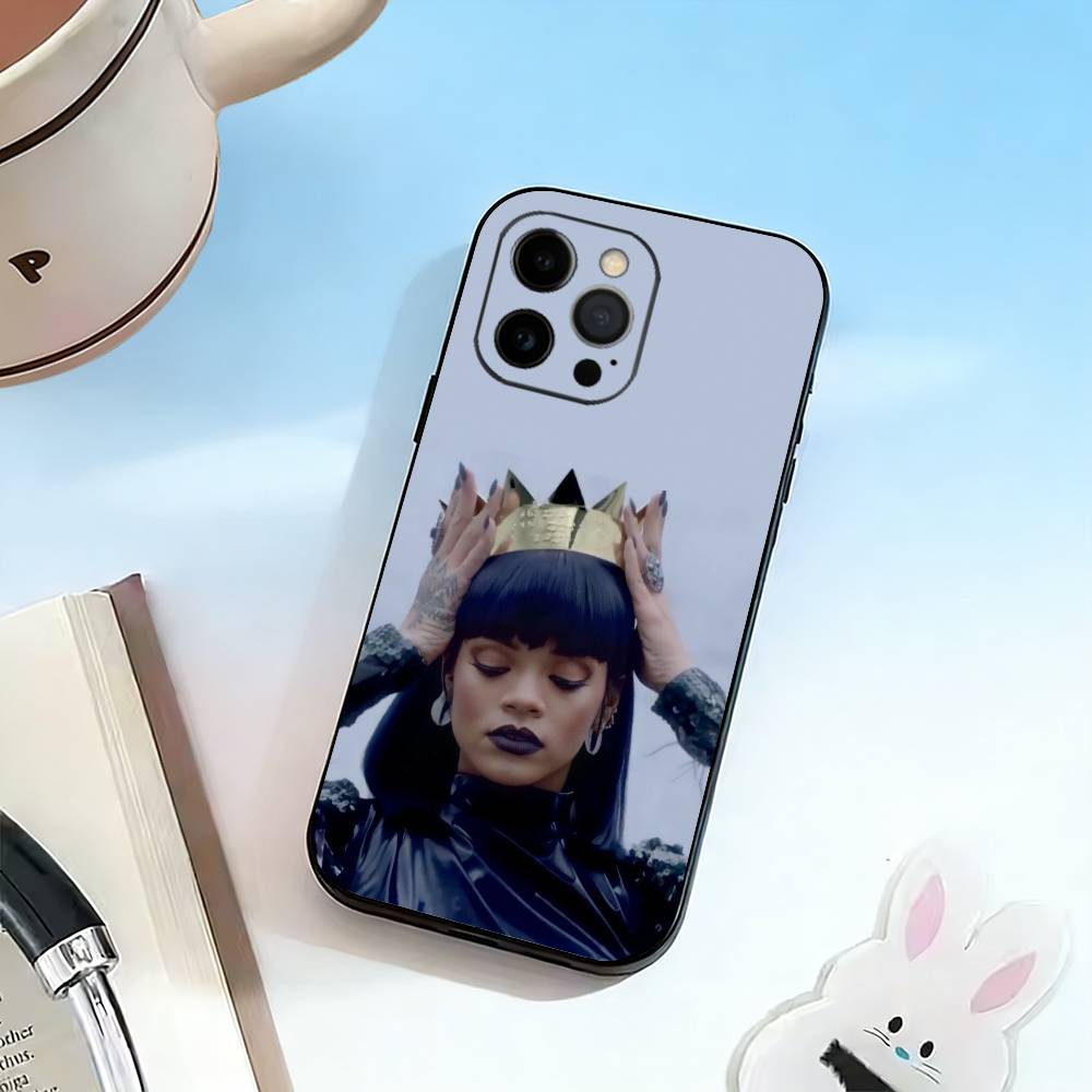 Singer-R-Rihanna Phone Case Silicone Soft For IPhone 17 16 15 14 13 12 11 X XR Plus Pro Max Plus