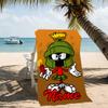 Customizable personalized beach towels Marvin the Martian themed designs.Suitable for the beach, yoga, sports;ideal as beach accessories