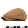 Men's Spring Cap Striped Beret Retro Forward Cap Women's British Newspaper Boy Hat Sun Hat