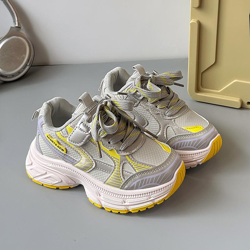 Velcro Breathable Mesh Girls Casual Lightweight Running Shoes 2026 Spring/Winter. 30