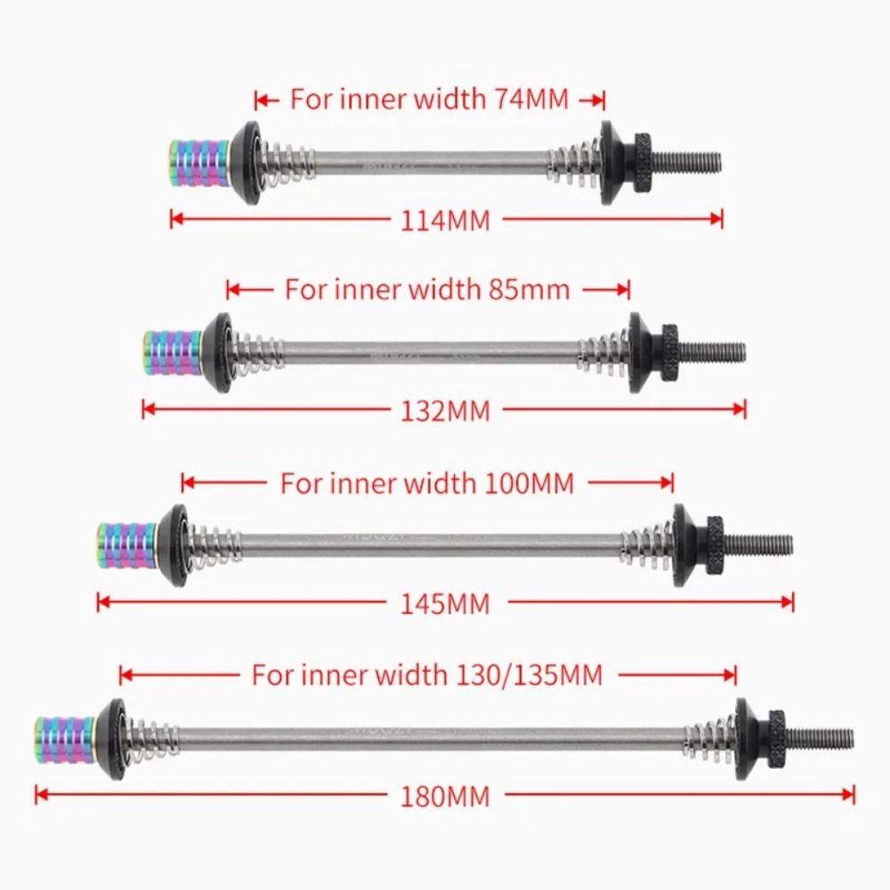 74mm/85mm/100mm Quick Release Skewers Ultralight Bicycle Steel Skewers  Folding