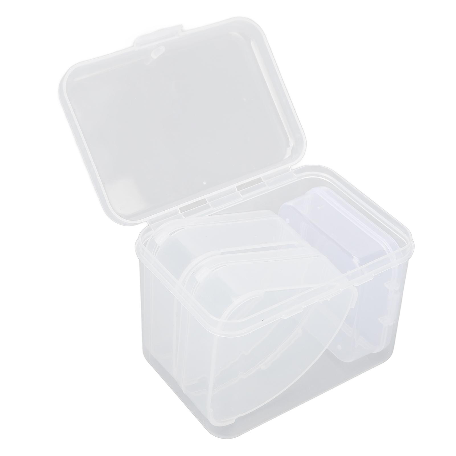 

4 шт. Держатель для спонжей для макияжа, кейс, разной формы, прозрачный, портативный, водонепроницаемый, для защиты спонжей