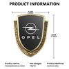 Aluminium-Autoemblem-Abzeichen mit Wolkenmuster, selbstklebender Autoaufkleber für Opel Insignia Corsa Zafira Meriva Mokka Astra H K C D