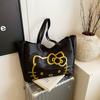 Hello Kitty Style Large Capacity Bag With Pu Material For Daily Use And Student Fashion