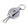 Rope Badge Reel Anti-lost Elastic Keychain Burglar Trinket ID Card Holder Safety Key Buckle
