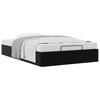 Ottoman Bed without Mattress Black 120 x 190 cm Faux Leather