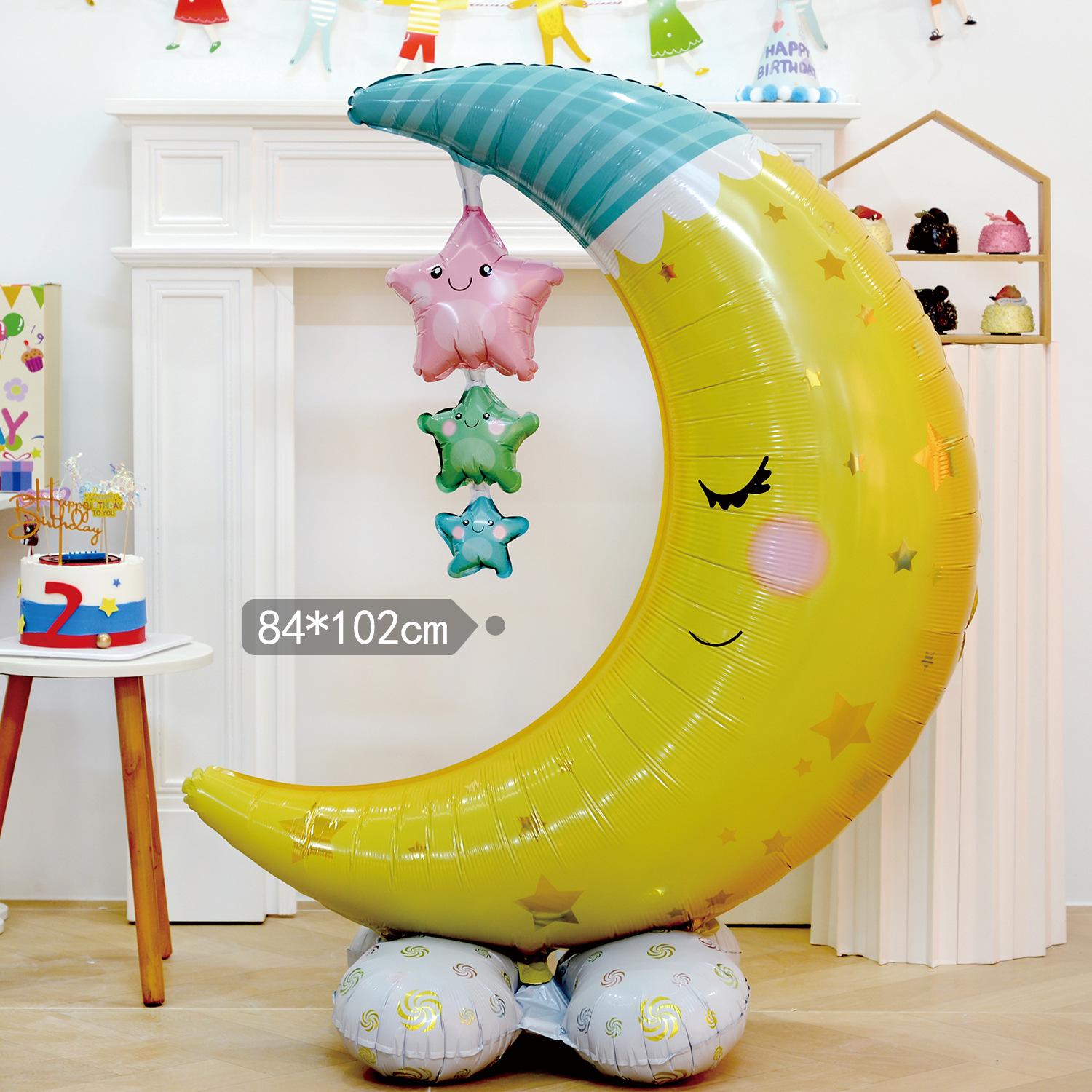 

Large Cartoon Space Station Balloon Stand for Birthday Parties