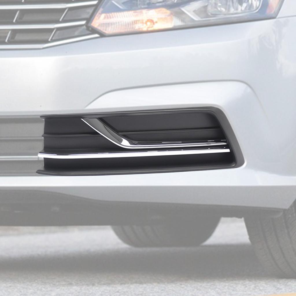 Front Bumper Grille Without Fog Light Holes Passat Fog Light Cover Replacement Parts for Volkswagen B8 US Version 2016-2018