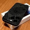 Black Spider Web Pattern Phone Case For iPhone 17 16 15 Plus 11 12 13 14 Pro Max Air Xs Max XR Shockproof Matte Soft Back Cover