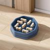 Pet Slow Feeder Bowl Adjustable Slow Feeder Non-slip Octagonal Pet Dish
