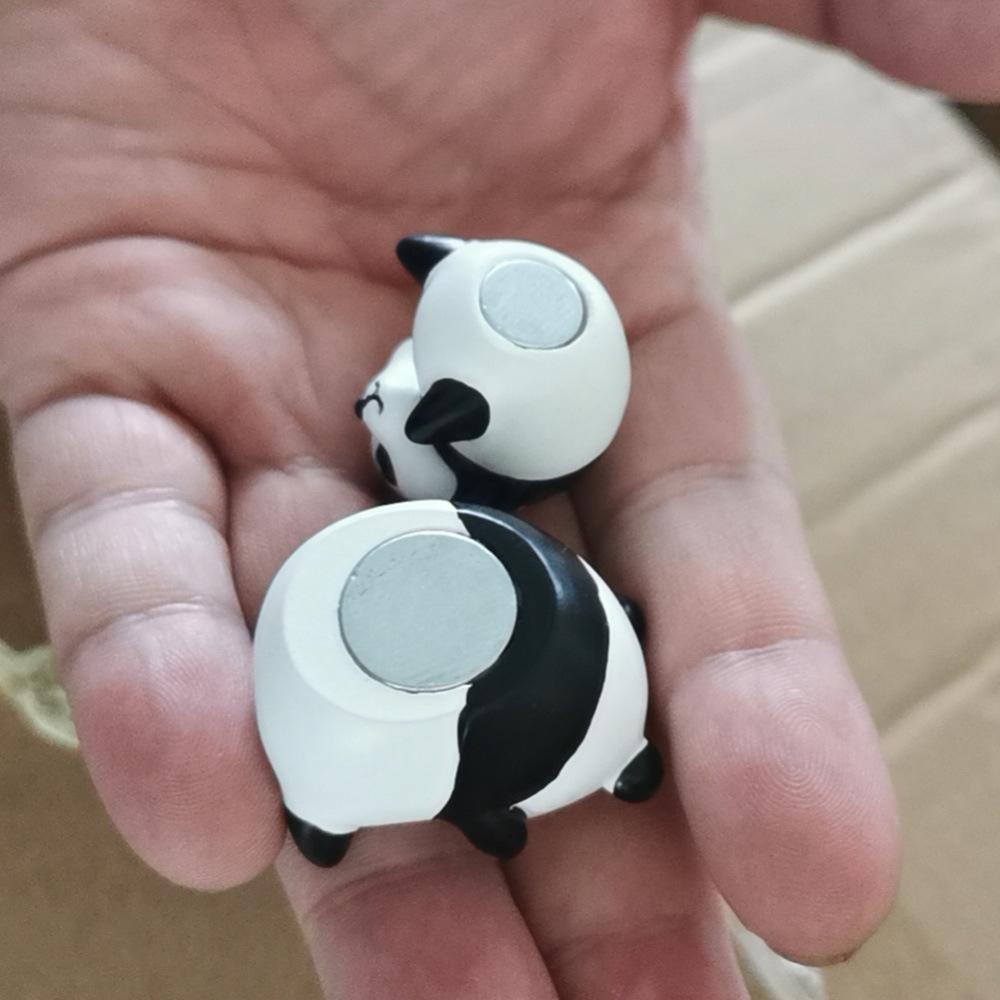 Cute and Playful Little Panda Refrigerator Magnet Souvenir Po Wall Magnet Chinese Style Refrigerator Magnet Gift