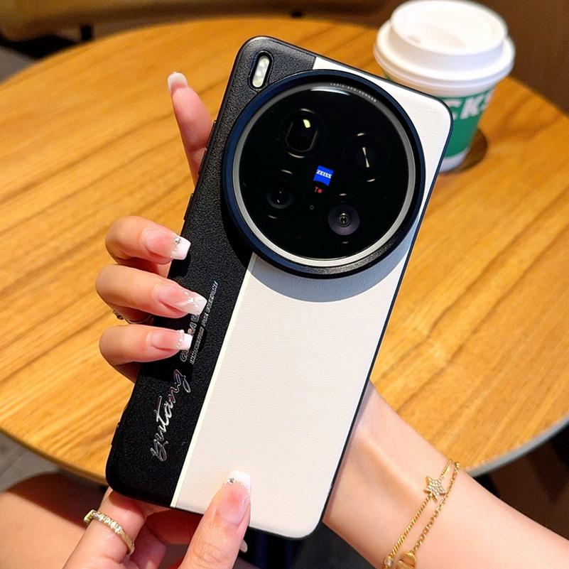 Nachtleuchtende Fluoreszierende Linie Zwei-Pigment Lederhülle Für VIVO X200 Ultra X200s X200 Pro mini X100S Pro Linsenschutzhülle