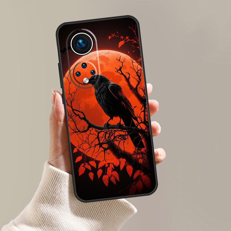 Gothischer Raben-Case für Honor Magic 8 7 6 5 Pro 400 200 50 70 90 Lite X8c X8b X9a X9b X9c X9d Win RT Hülle