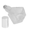 Roll On Refillable Perfume Bottle Empty Glass Aromatherapy Essential Oil Roller Bottles 8ml(Silver Cover Steel Beads )
