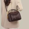 Bag Women's New Women's Bag Autumn and Winter Leather Portable Shoulder Bag Premium Crossbody Mom Bag
