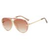 New Fashionable Toad Shaped Women'S Sunglasses Outdoor Neutral Travel Street Photography Large Frame Uv400 Sunscreen Glasses