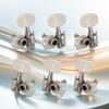 6Pcs Guitar String Tuning Pegs 3L 3R Guitar Knob Machine Heads Tuners Metal Guitar Tuning Keys Pegs for Guitar Replacement Parts