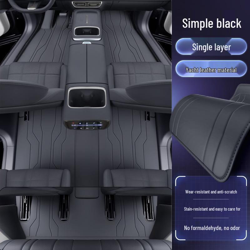 Dark Blue S09 Full Coverage Floor Mats & Car Interior Carpets - 25 Styles with Trunk Mat Accessories.