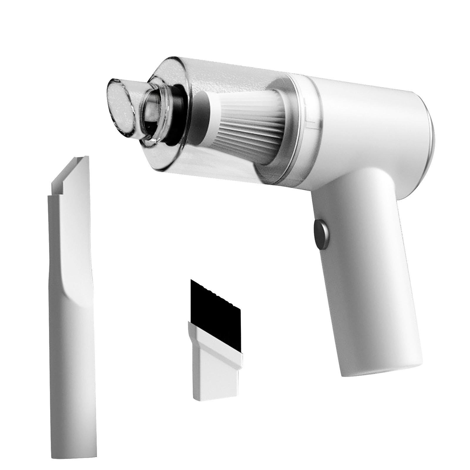 

Автомобильный пылесос Автомобильная беспроводная зарядка Удобный пылесос One Size белый