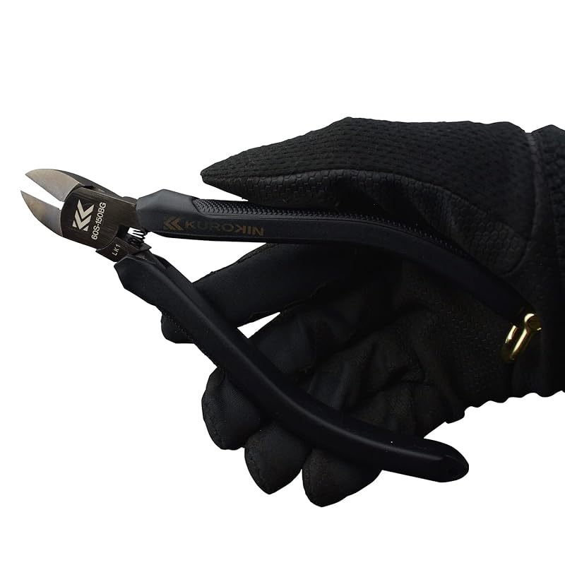 Fujiya Standard Nippers, Black Gold, with Spring, 60S-150BG