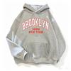 Spring Autumn Hoodies Printed Brooklyn Lette Streetwear Men Women Fashion Oversized Hoodie Tracksuits Unisex Clothing Coat