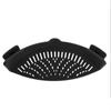 Clip-on Strainer Kitchen Food Strainers Heat Resistant Silicone Veggies Pasta Ground Meat Strainer for Pots Pans Kitchen Gadgets