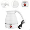 Folding Electric Kettle Foldable 1.2L Lightweight Compact Silicone with Separable Power Cord Small