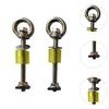 2 Pieces Eye Bolt Roof Rack T Bolts Heavy Duty Stainless Steel for Ropes Anchoring Hooks