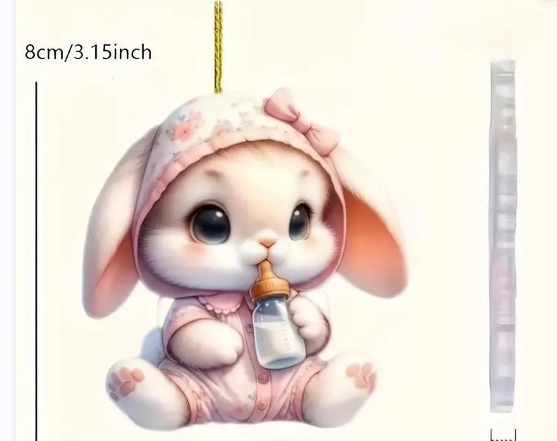 

Автомобильный акриловый стильный кулон Милый мультяшный дизайн Уникальный аксессуар для украшения дома Универсальный