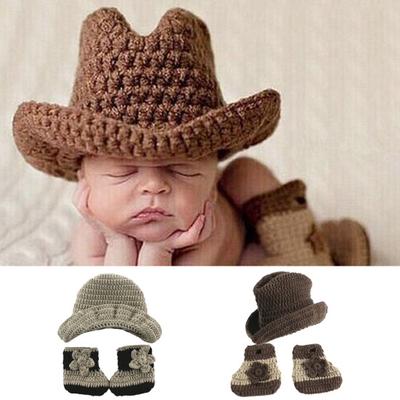 1 Set Newborn Prop Costume Adorable Attractive Woolen Yarn Comfortable To Wear Baby Cape Cap for Infant