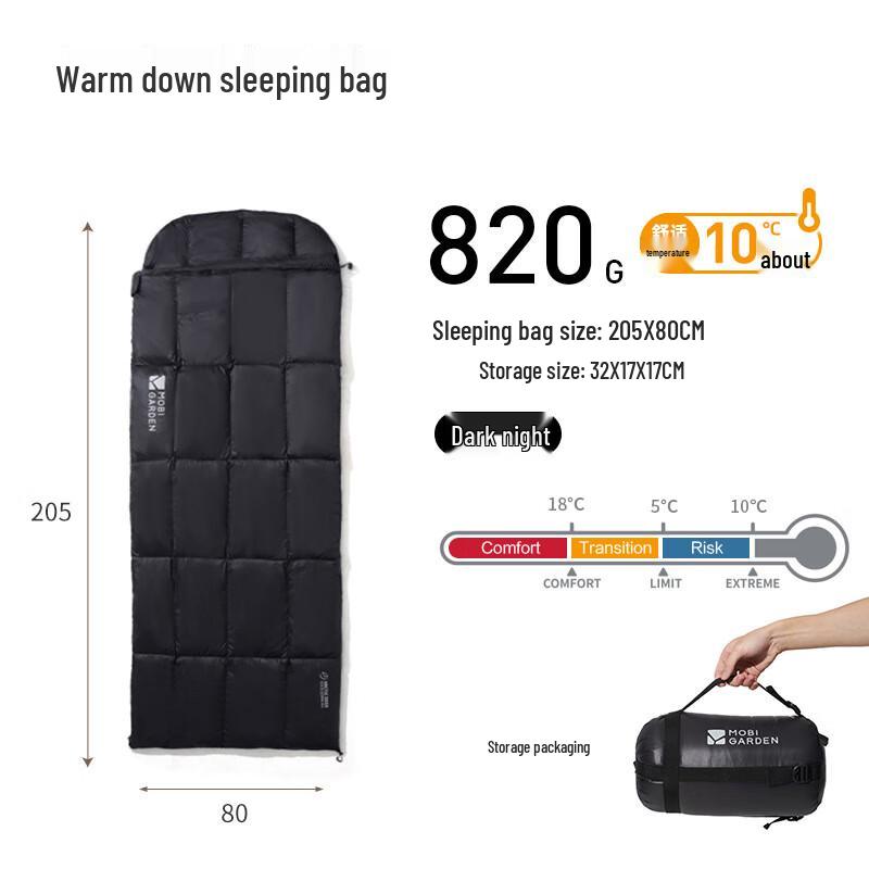 iosn Ultralight Winter Down Sleeping Bag