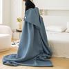 Pure Cotton Waffle Texture Blanket - Versatile Coverlet for Nap, Air Conditioning, or Summer Use