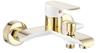 Bathtub Mixer My1805-3wg Bloom White/gold Sku Rea-b9932