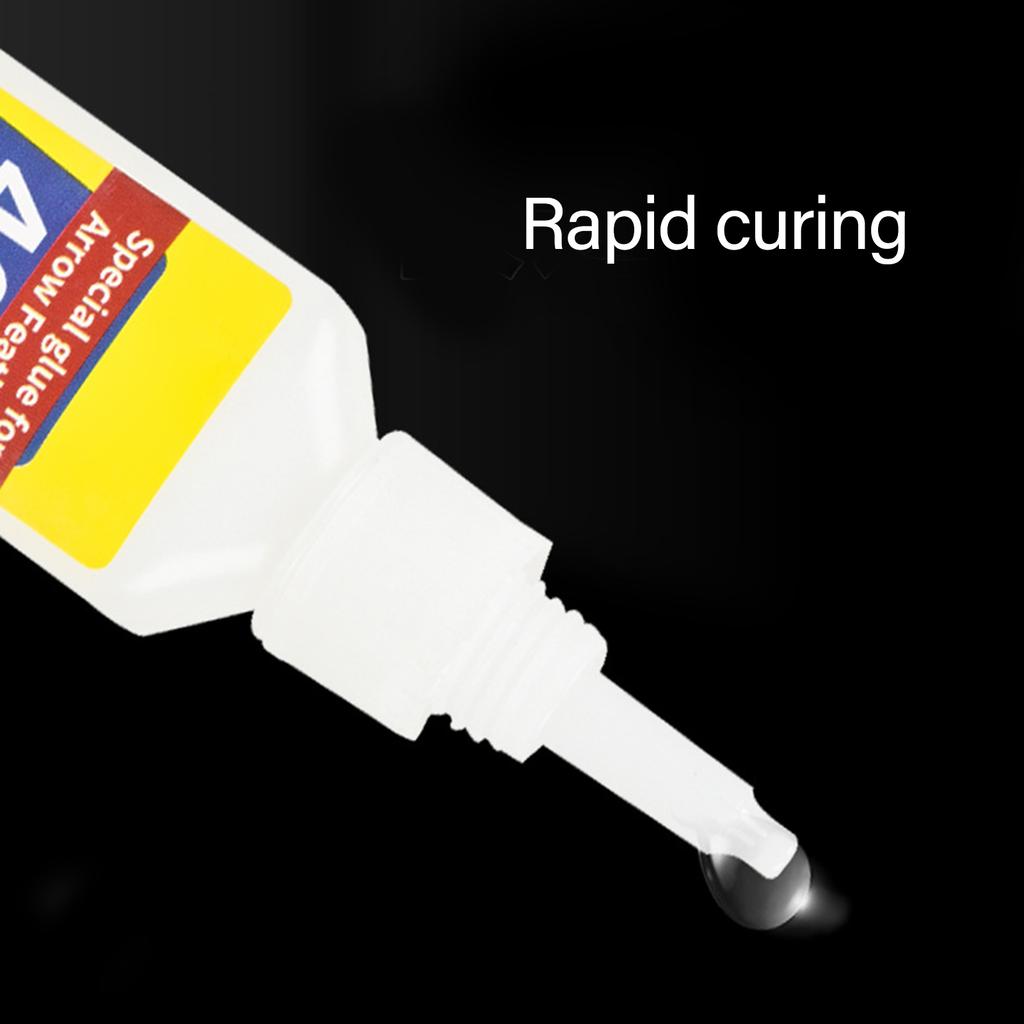 20ml Arrow Fletching Adhesive Glues High Strength Bonding Glue Fletches Paste Tool Fast Drying Glue For Bow And Arrow