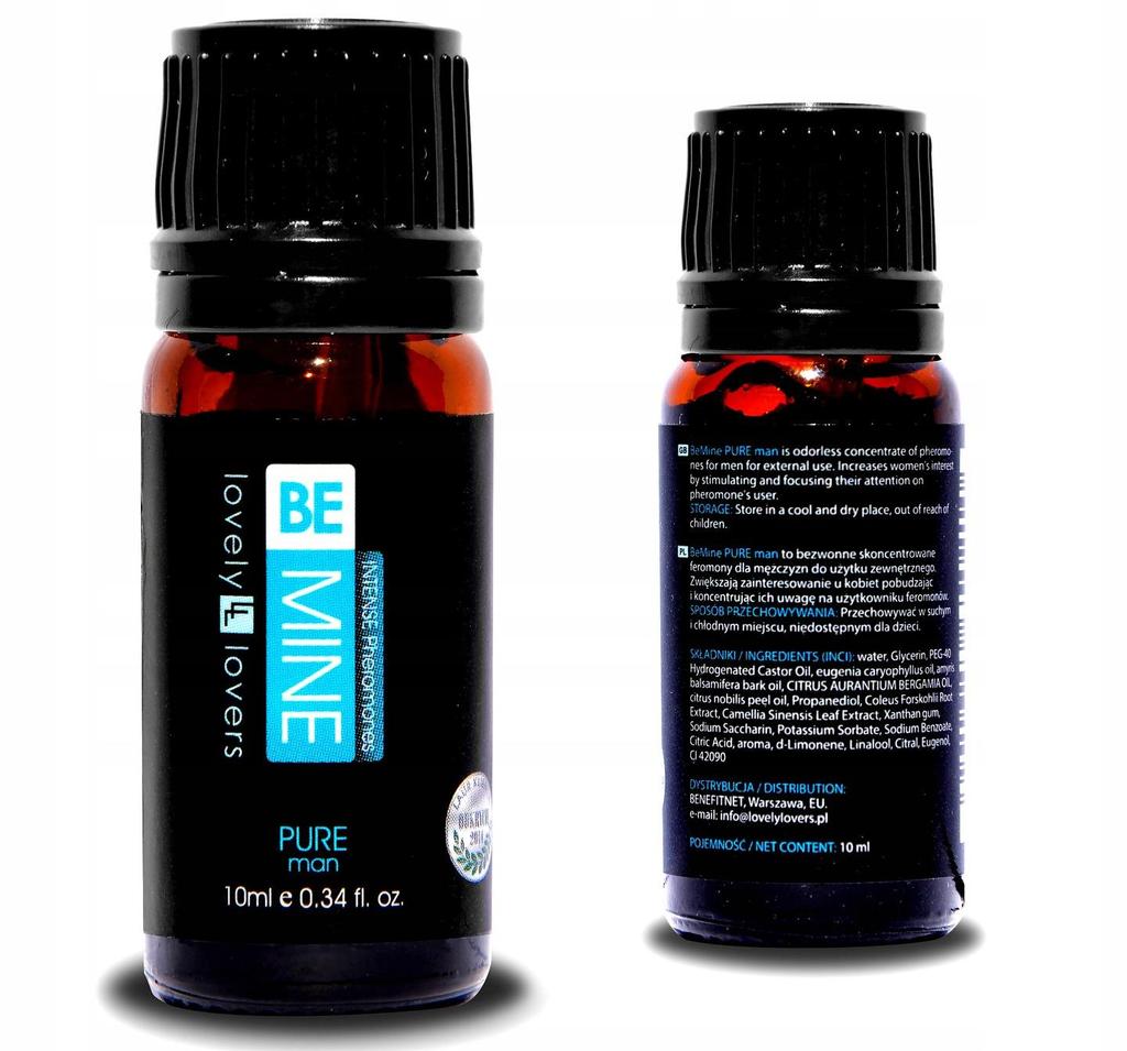 BeMine Concentrato di feromoni puro inodore per uomo 10 ml