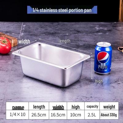DM 316 Stainless Steel Gastronorm Food Pan with Lid