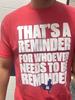 That's A Reminder T-Shirt Bold Statement Graphic Tee | omfort colors zack wheeler quote phillies shirts