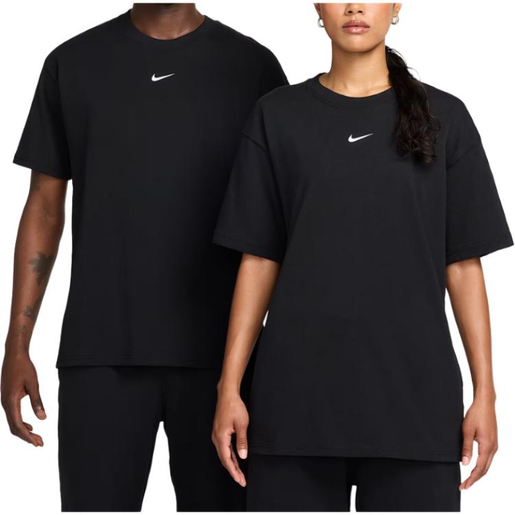 Nike X Nocta Collaboration SS25 Logo Crew Neck Short Sleeve T-Shirt Unisex Tops Black HM5774-010