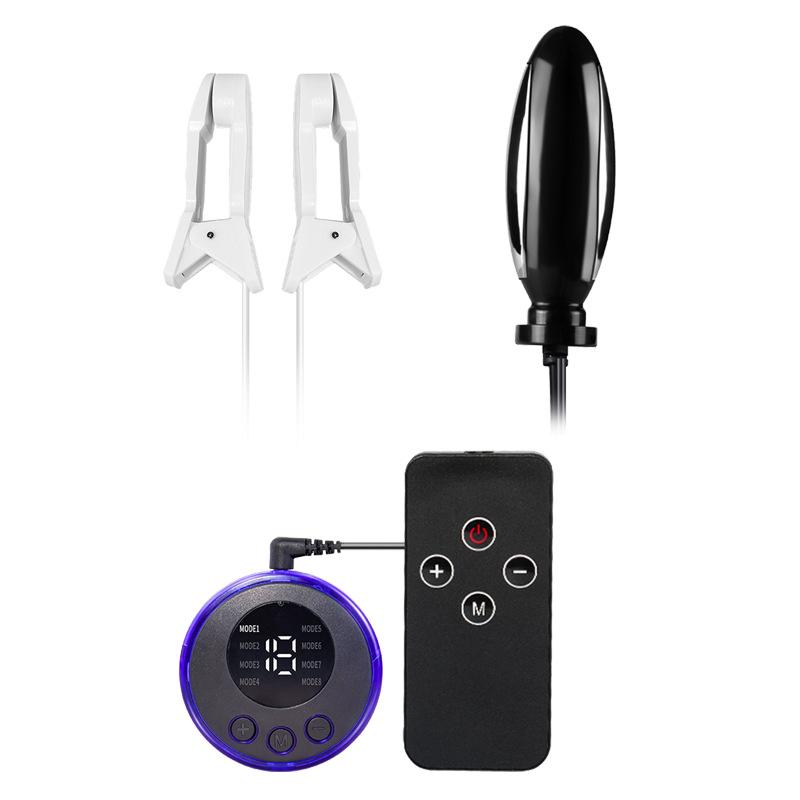 Electric Shock Nipple Clamps Breast Massager Stimulator Toys Bondage Clitoris Labia Clamp Sex Toys Women Adult Games