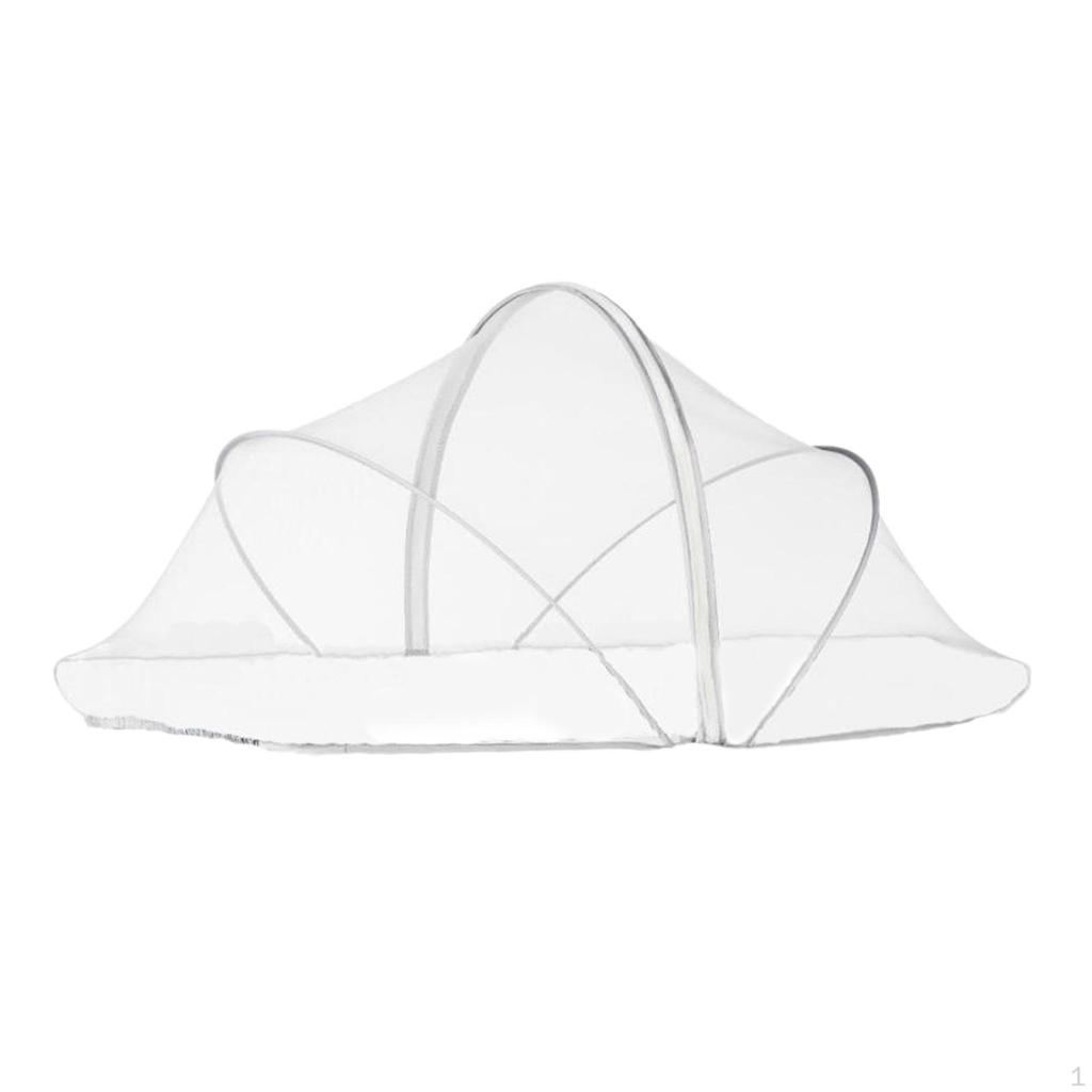 Baby Bettnetz Tragbar Atmungsaktiv Abnehmbar,Schützend ,Himmelbett Abdeckung Faltbar für Zuhause