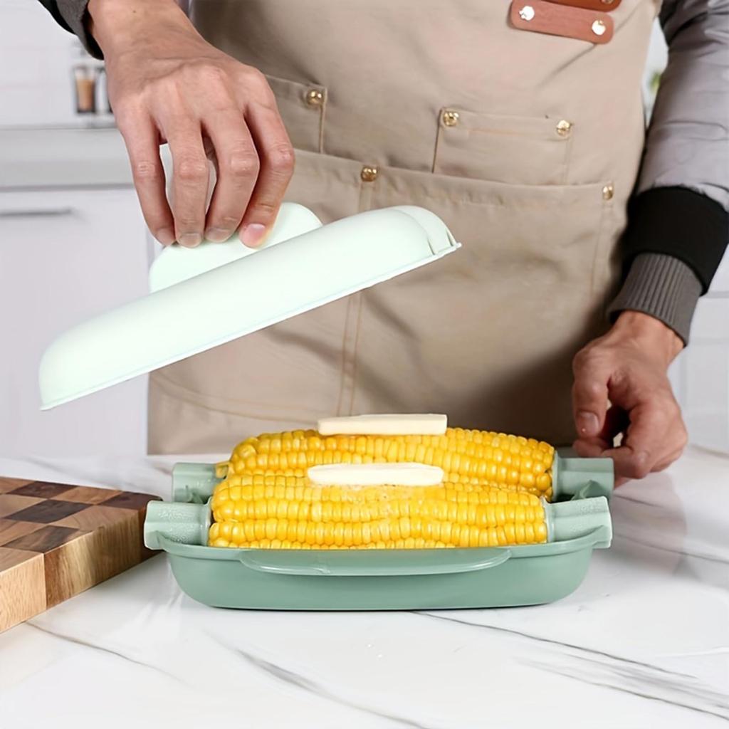 Microwave Steamed Corn Box Kitchen Small Tool Corn Box Steamed Egg Steamed Corn Steamer