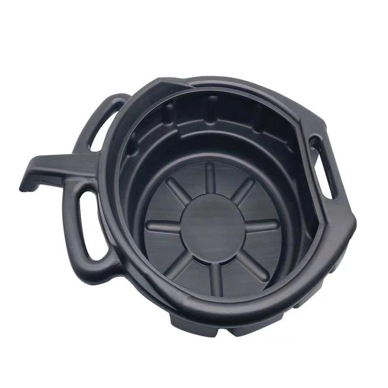 Oil Drain Can Fluted Collect Pan Leak Waste Engine Oil Collector Oil Trip Tray Garage Tool for Garage Tool Car Fuel Fluid