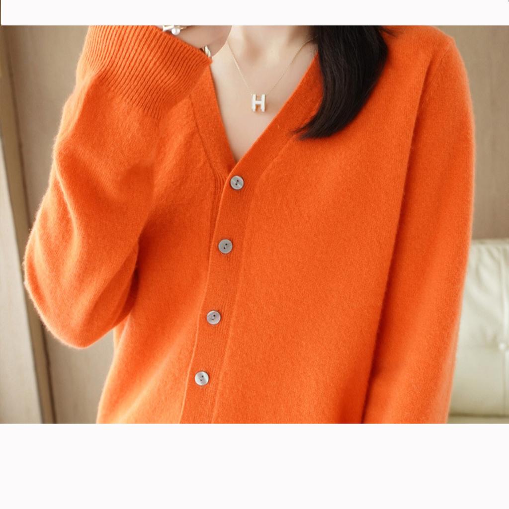 Women Knitwear V-Neck Single Breasted Button Pullovers Sweaters Women Fall Spring Long Sleeve Short Small Fresh Outer Wear Knitted Cardigan Tops