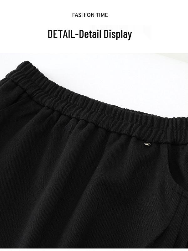 Elegant High-Waisted Women's A-Line Skirt - 2025 Autumn/Winter Collection: Slimming, Versatile, and Trendy.