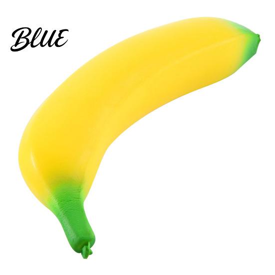 Banana Stress Toy Simulation Large Squeeze Stretchy Slow Rebound Decompression Fidget Portable Simulated Fruit Sensory Adults Relaxation